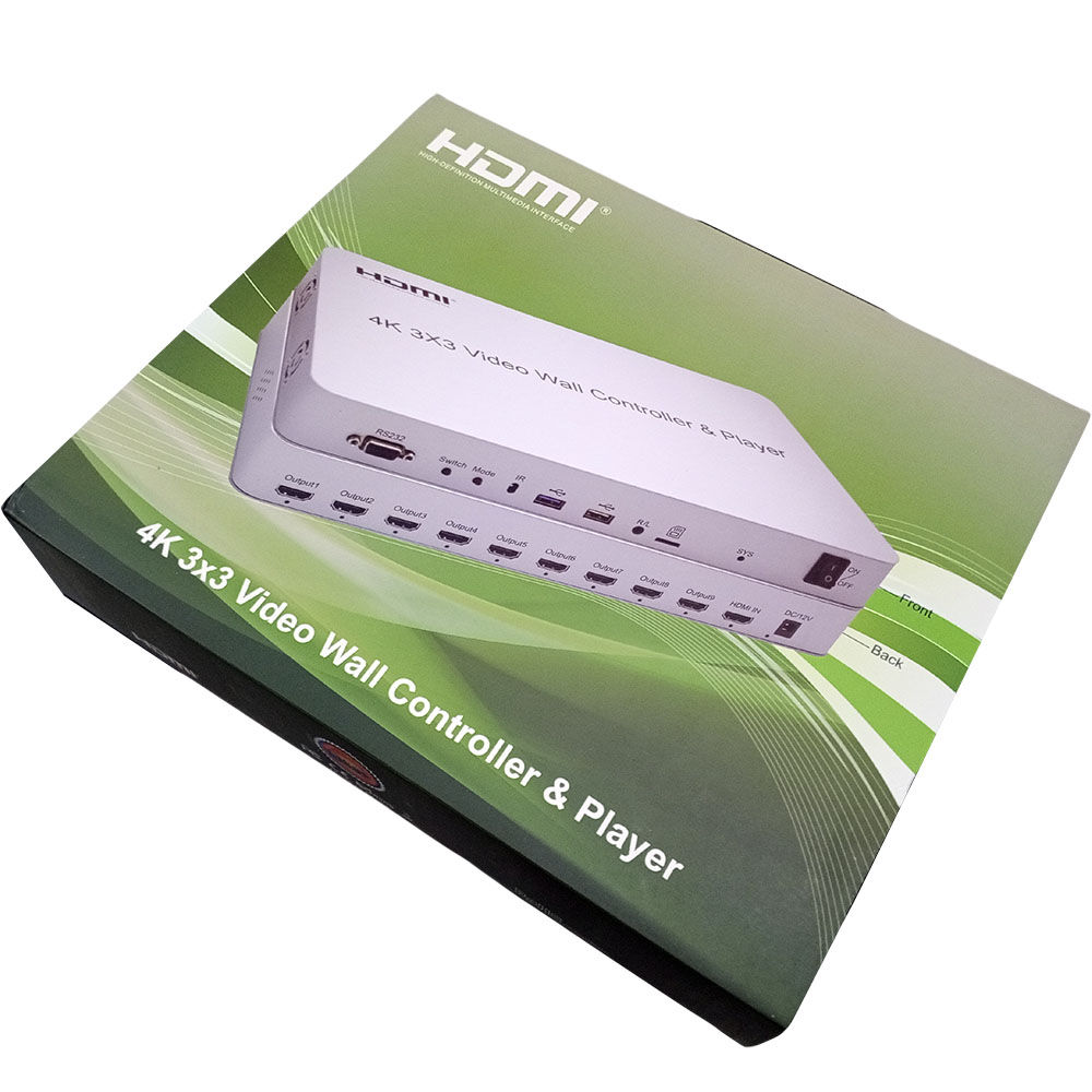 Video Wall 3x3 4K com USB3 | 9 TVs para Eventos, Salas de Reunião e Entretenimento - Imagem 6